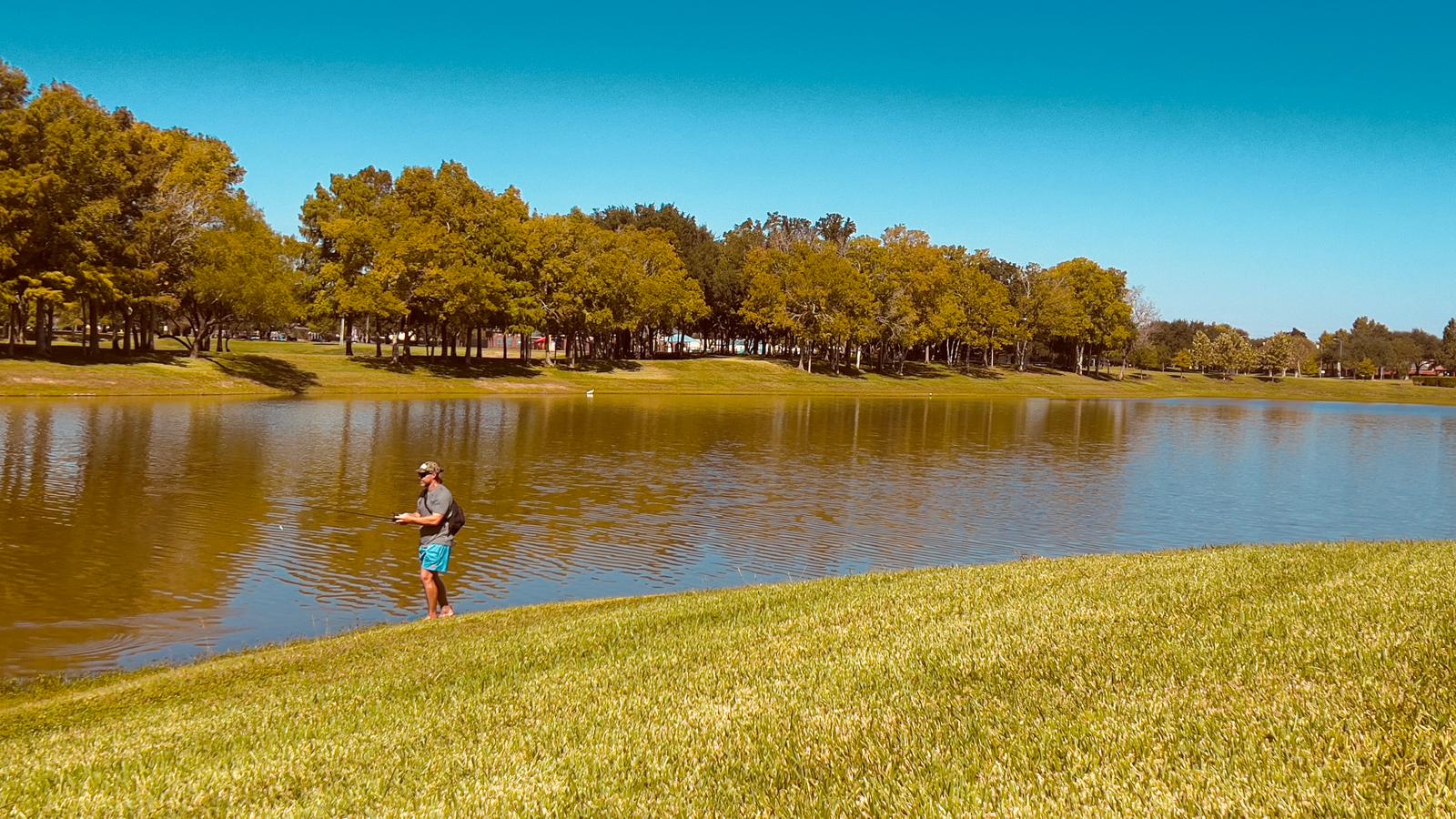 Catch and release fishing at Waterside Estates Richmond TX